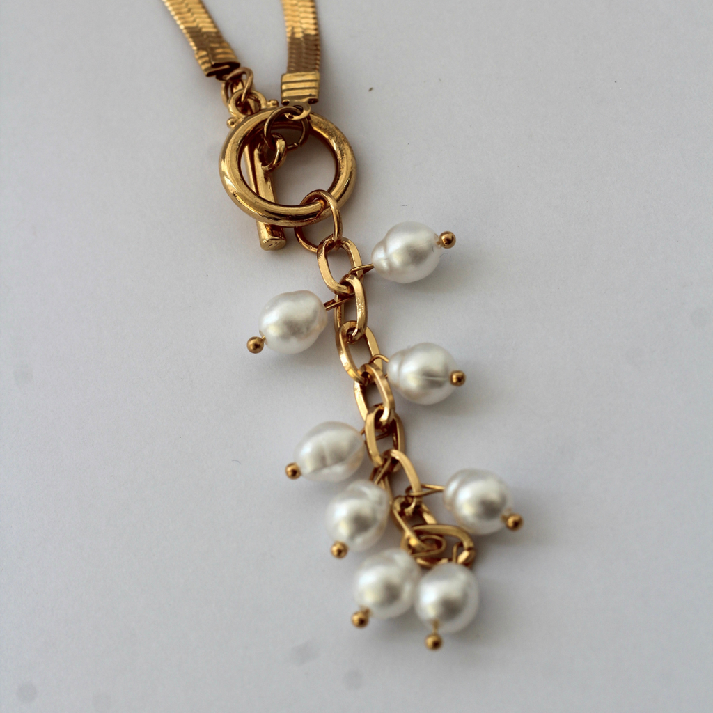 COLLAR PERLAS CAÍDAS