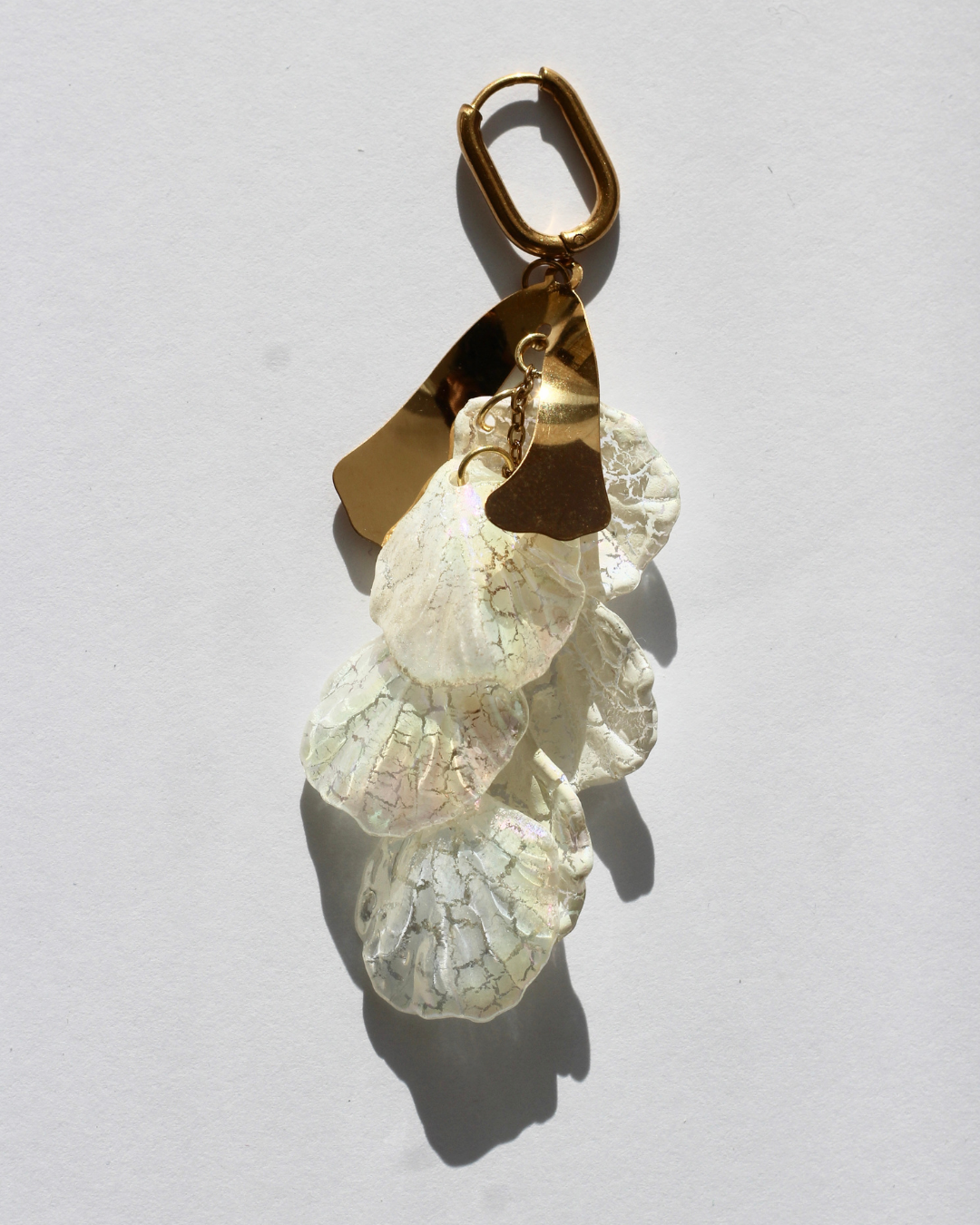 ARETES HOJAS BLANCAS