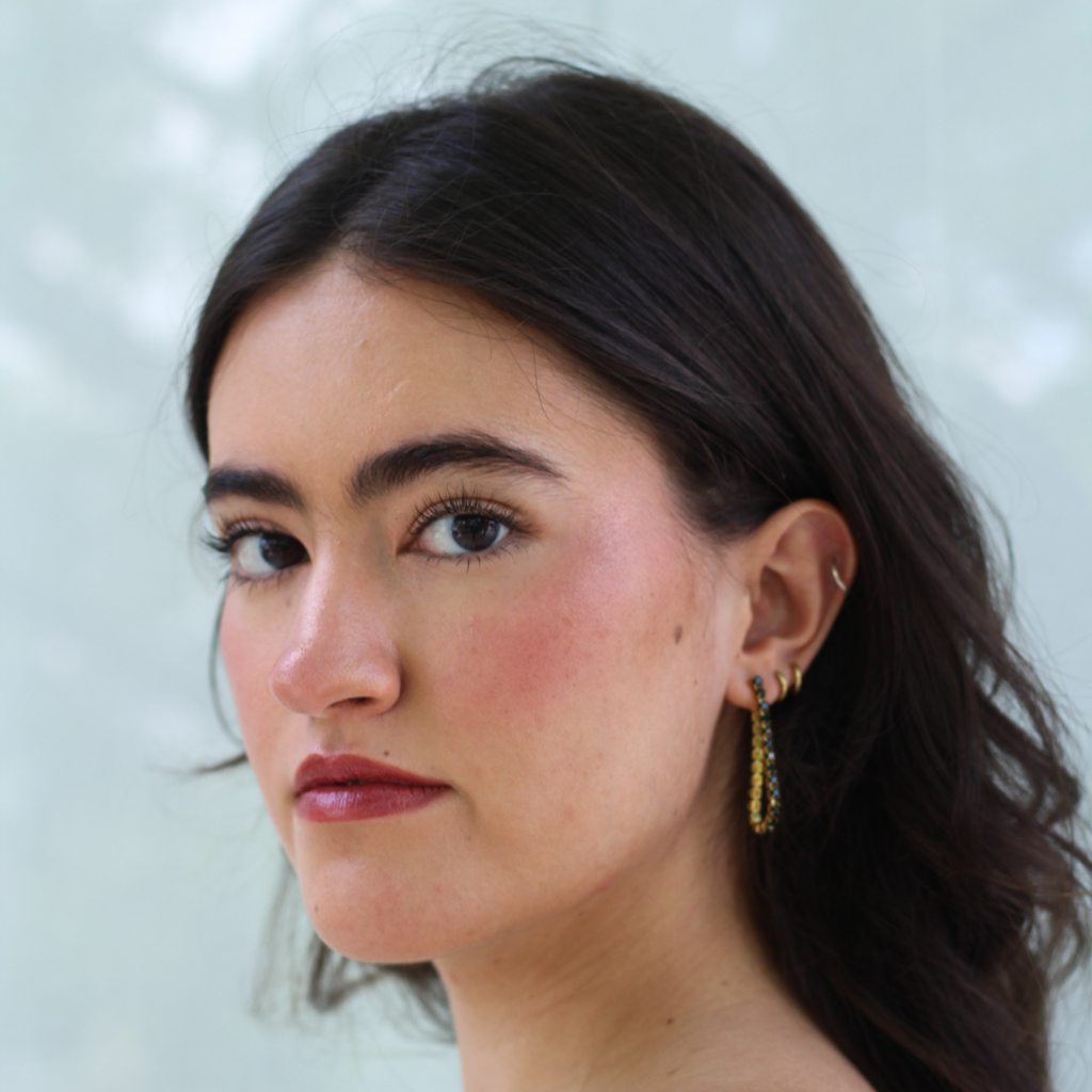 ARETES VERDE ESMERALDA