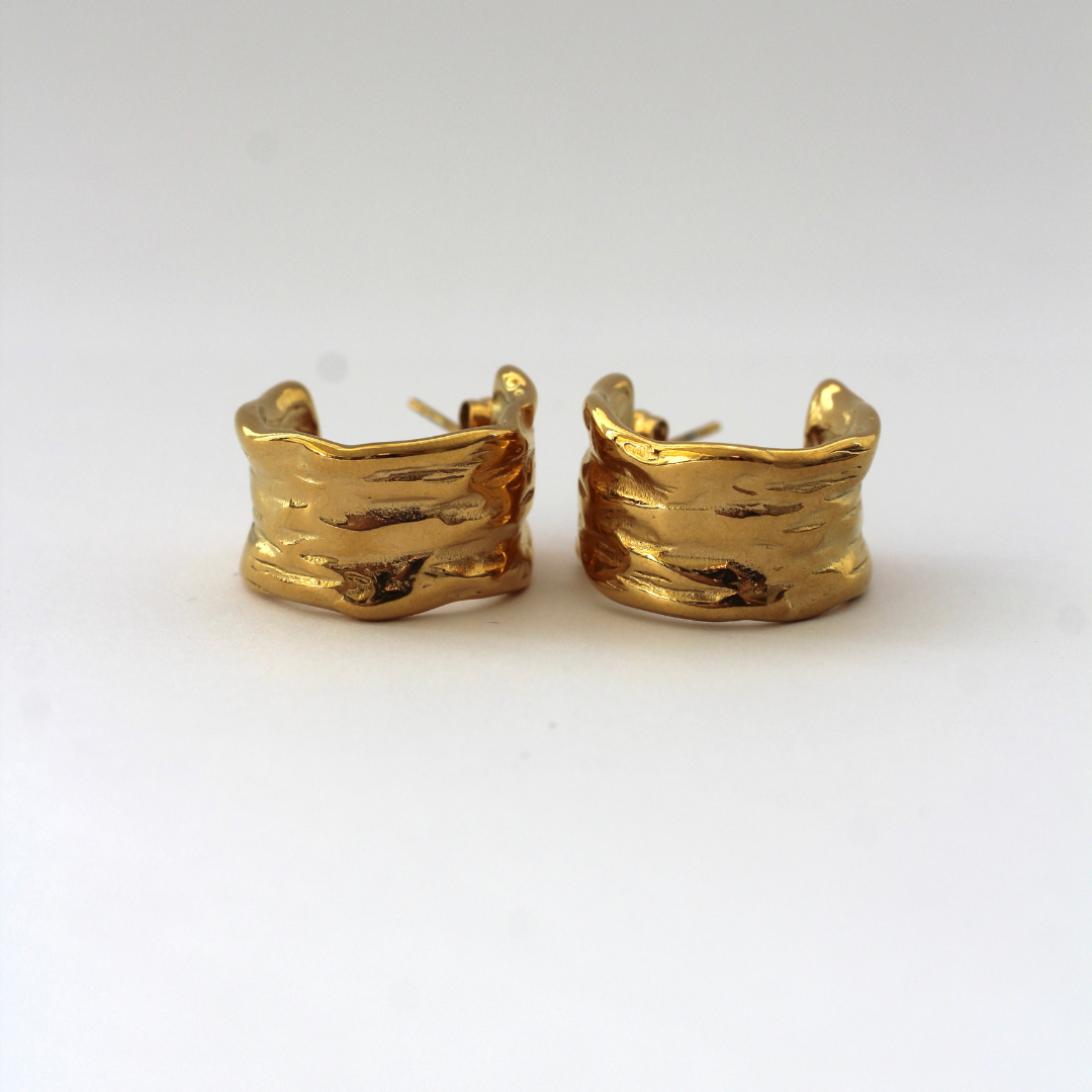 ARETES AROS DORADOS