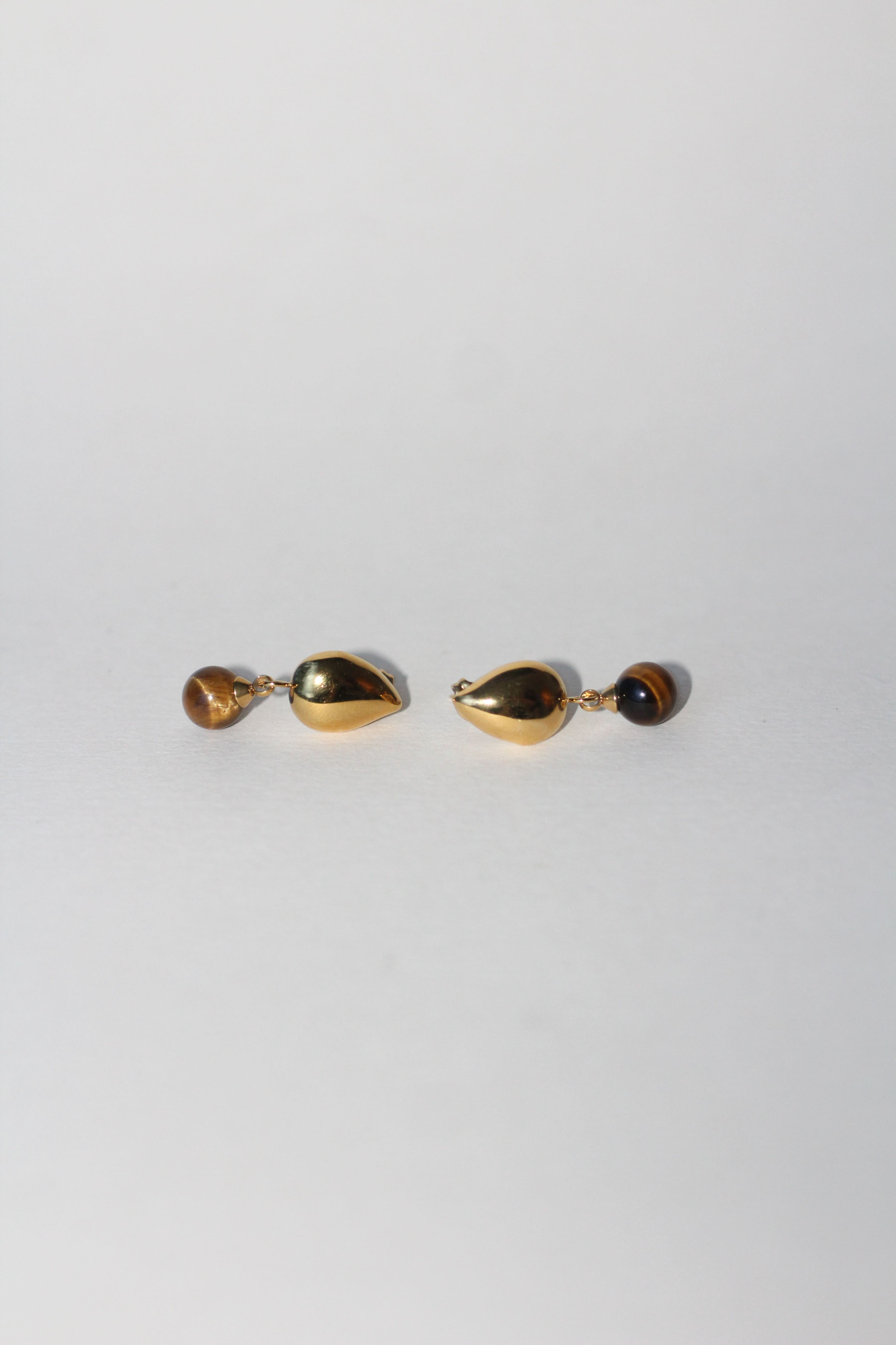 ARETES BROWN TITANIO